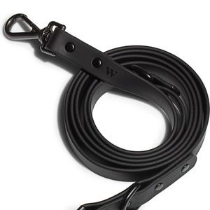 Wild One Black Standard Dog Leash + Poop Bag Holder